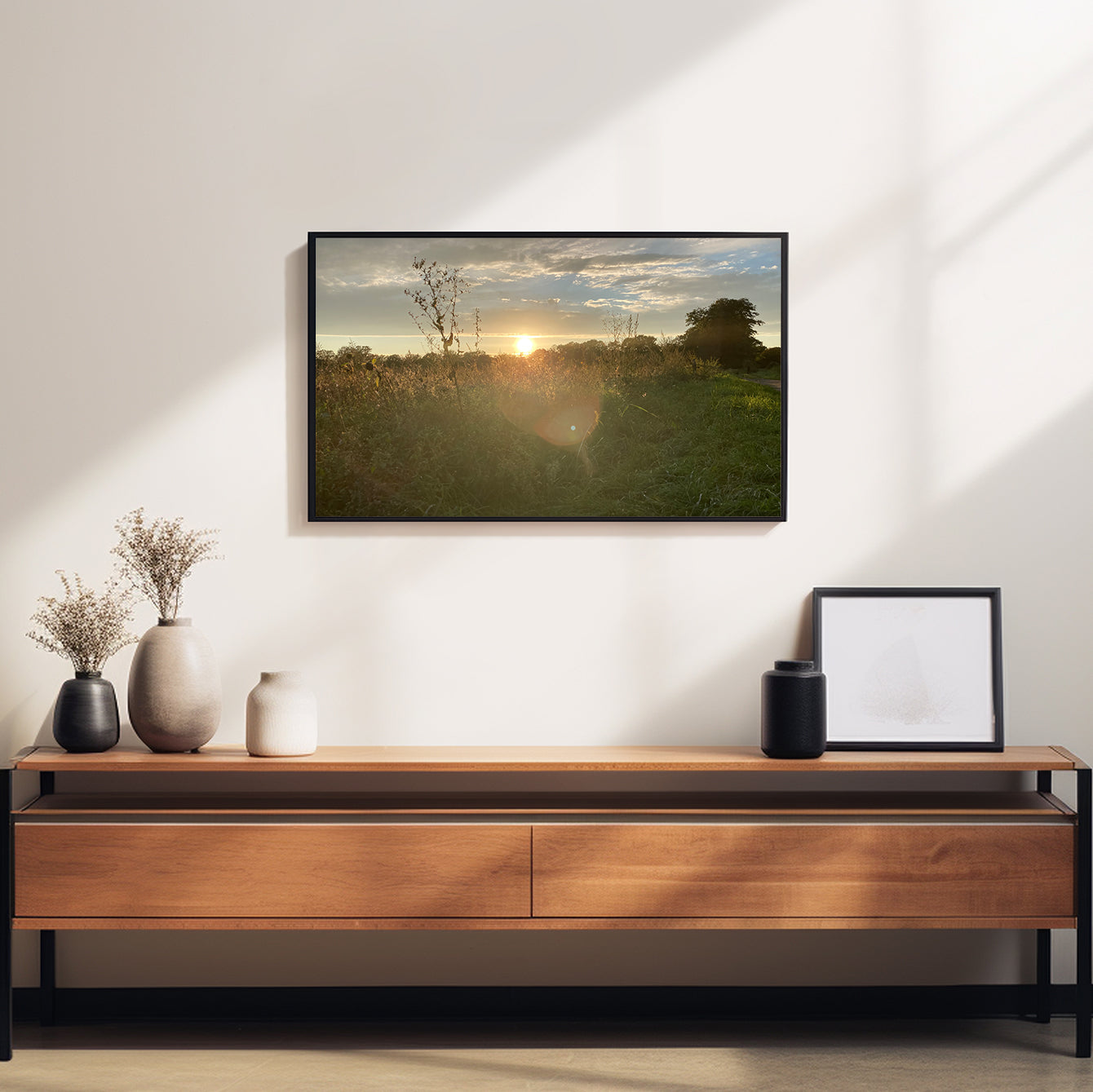 Sonnenuntergang im Sommer