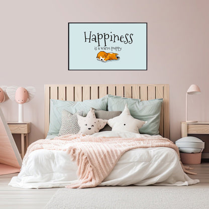 Happiness is a warm puppy