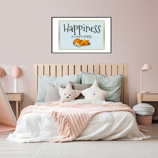 Happiness is a warm puppy